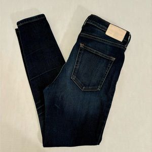 Everlane The High Rise Skinny Jean Jeans Women Size 27 Regular Blue Meas 27x28